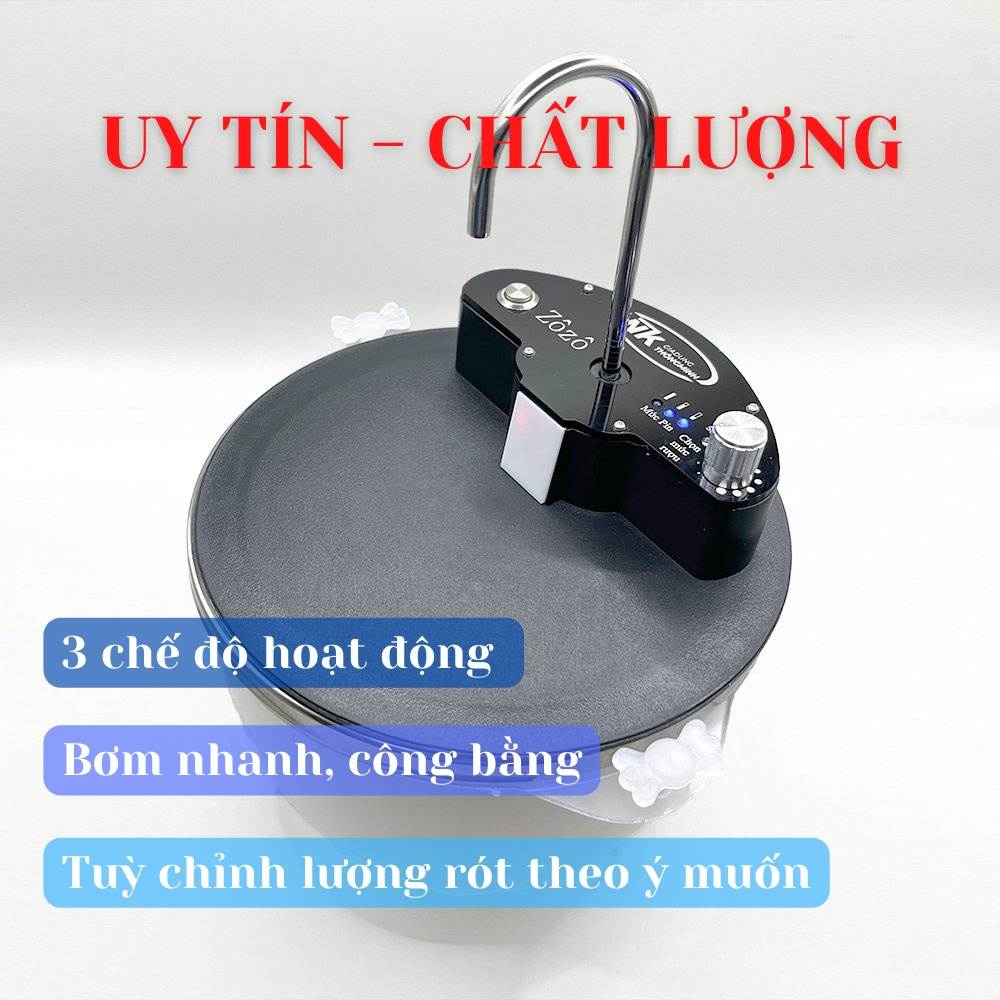 Máy Rót Rượu Tự Động Dung Tích 1,2 Lít, 3 Chế Độ, Phiên Bản 2021, Máy rót rượu thông minh