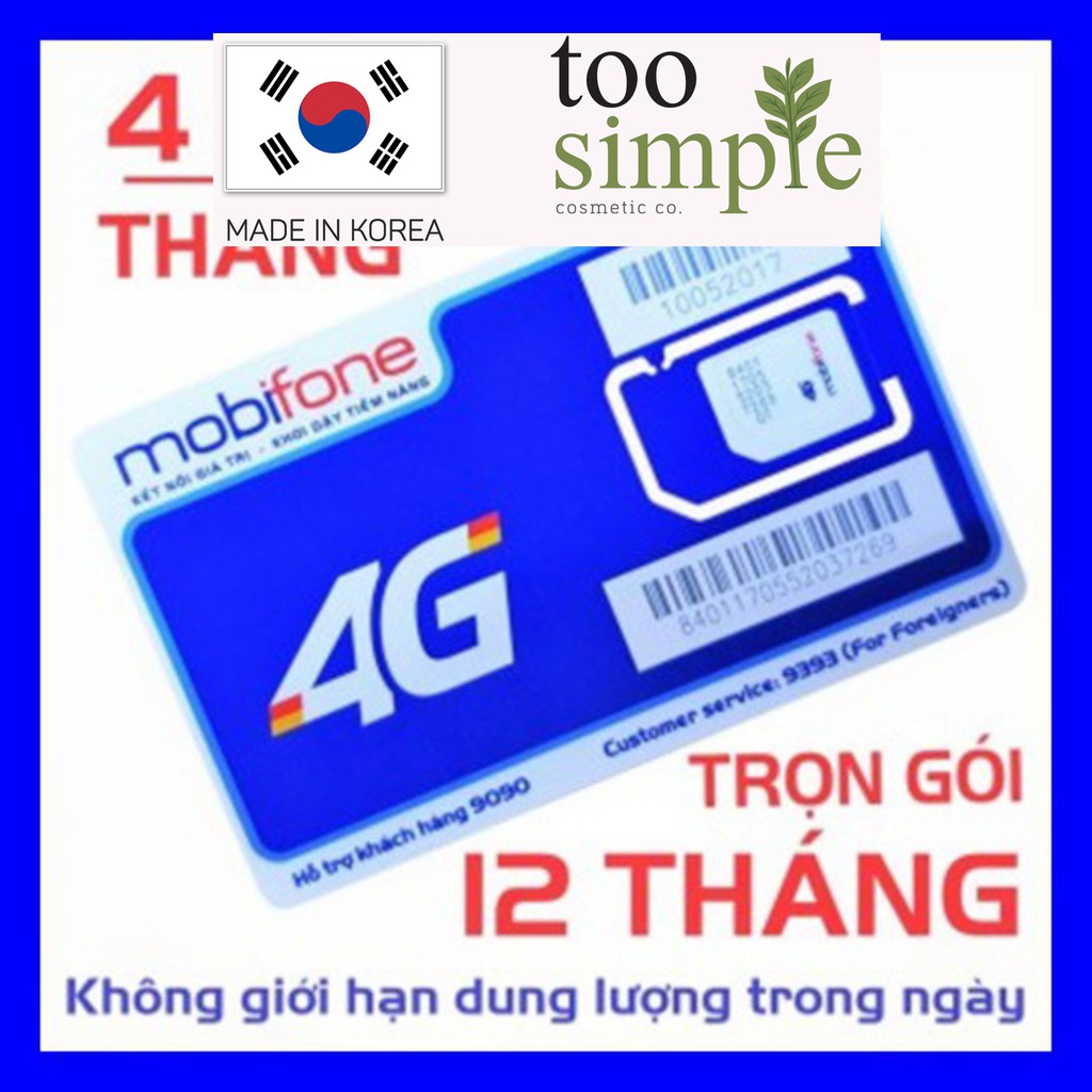 Sim 4G Mobifone trọn gói 1 năm không nạp tiền MDT250A và MDT135A/F250