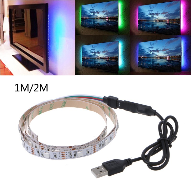 Dải đèn led 30 bóng 5V không thấm nước kèm điều khiển từ xa
