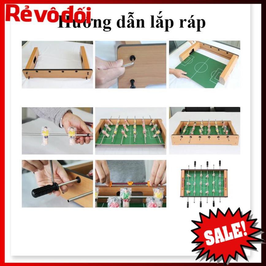 ( Giá rẻ hủy diệt) - Đồ Chơi Bàn Bóng Đá Bi Lắc Trẻ Em  - Bàn Bóng Đá Table Top Foosbal