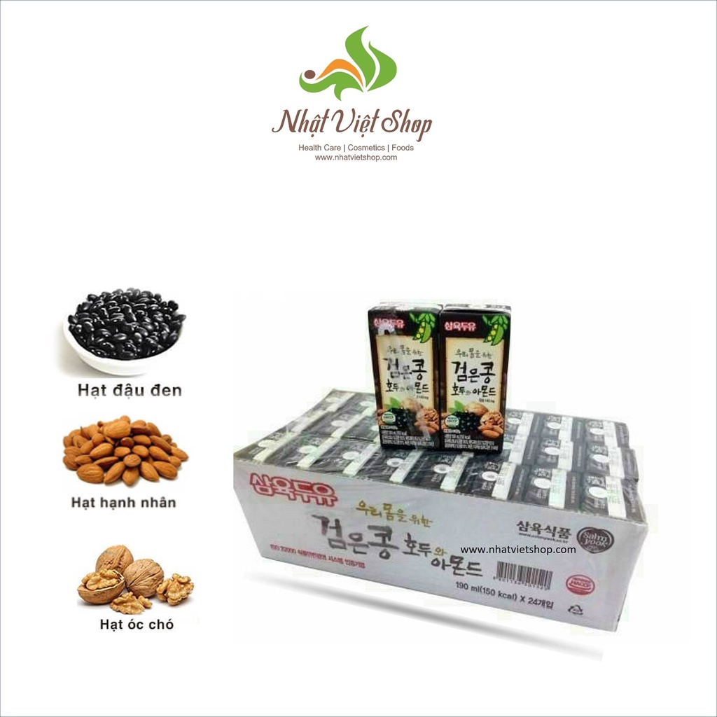 NƯỚC ĐẬU ĐEN HẠNH NHÂN ÓC CHÓ HÀN QUỐC