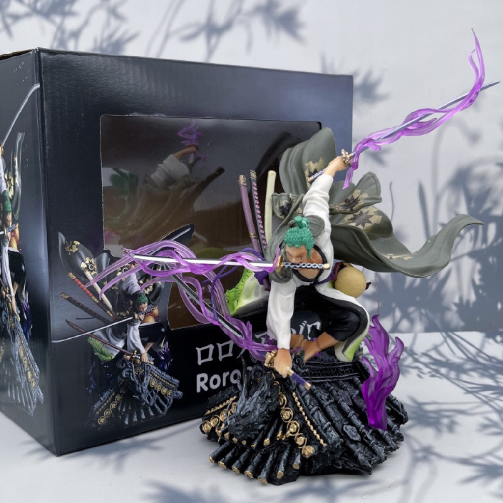 Mô hình one piece Rozo trên mái nhà cao 22cm full box, mô hình nhân vật one piece chính hãng, figure anime vua hải tặc