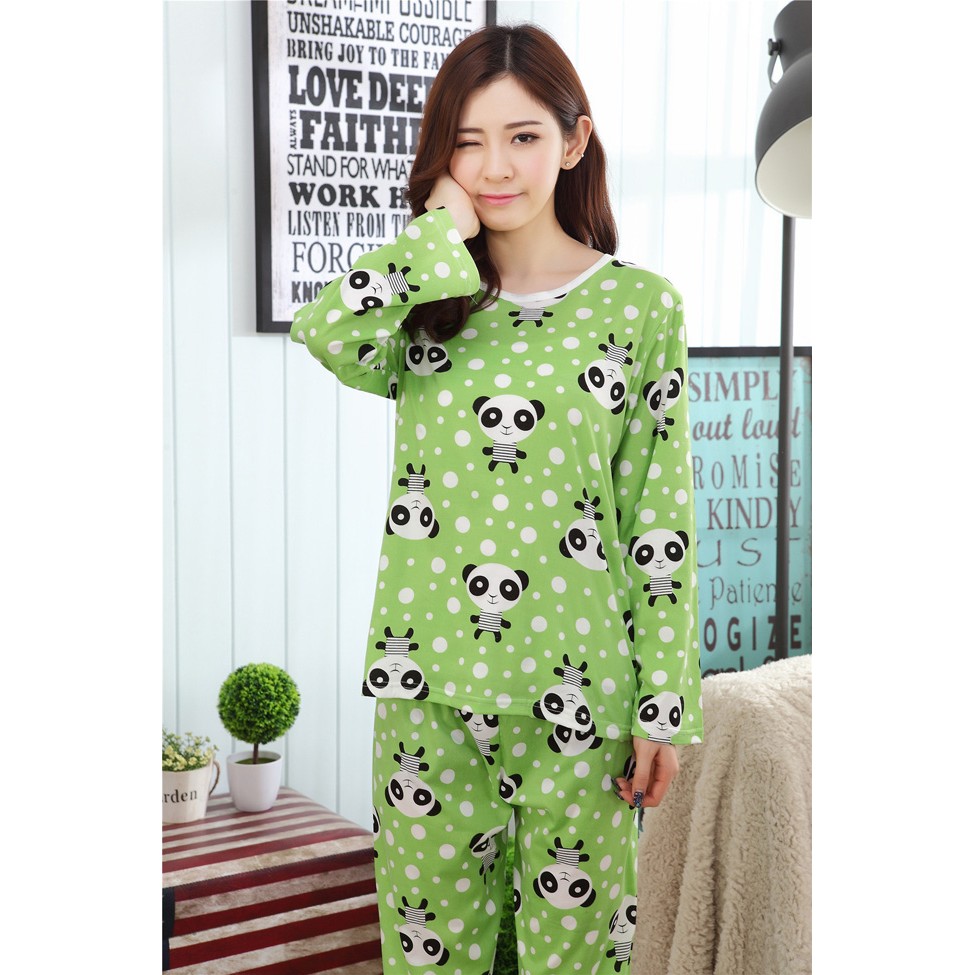 Đồ Mặc Nhà Đẹp Panda Chấm Bi - MS446