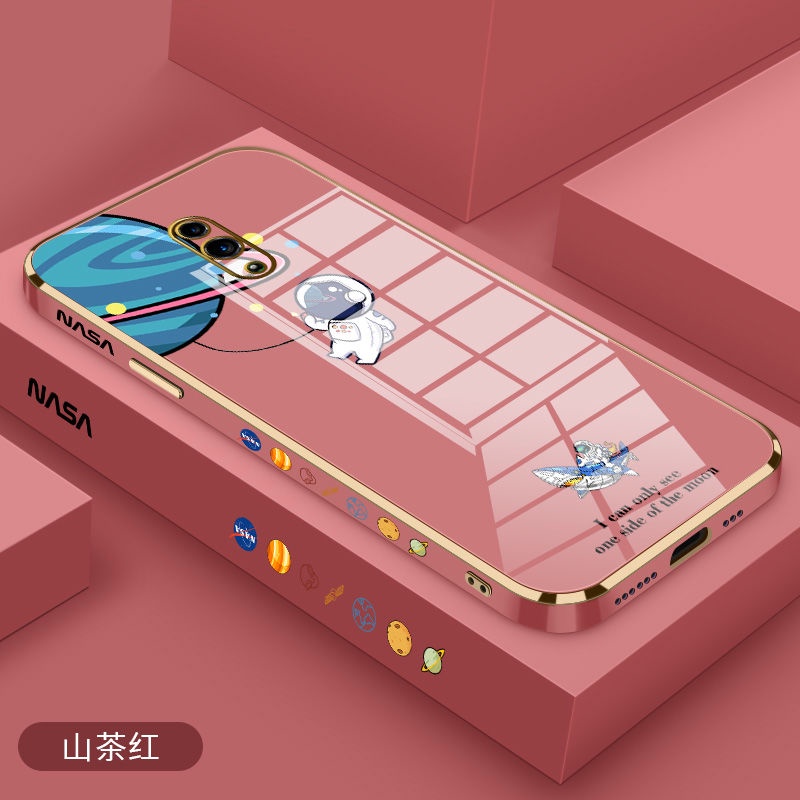 Ốp Điện Thoại Mạ Điện Hình Cá Mập/Phi Hành Gia Cho oppo reno 3 reno 3 pro reno reno2 renoZ