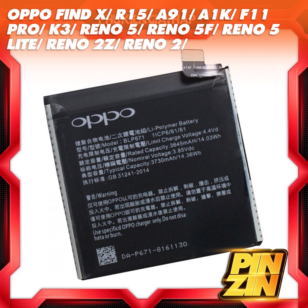Pin Zin Hãng Scud dành cho điện thoại Oppo Find X - BLP671 dung lượng 3730mAh