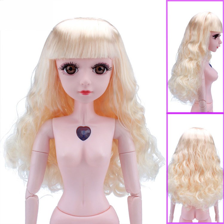 Búp Bê BJD Trơn Cao 60cm , 18 Khớp Phát Nhạc