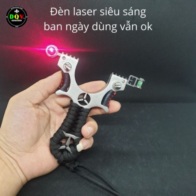 Ná cao su MẸC nguyên khối Inox đèn Lazer có thước ngắm