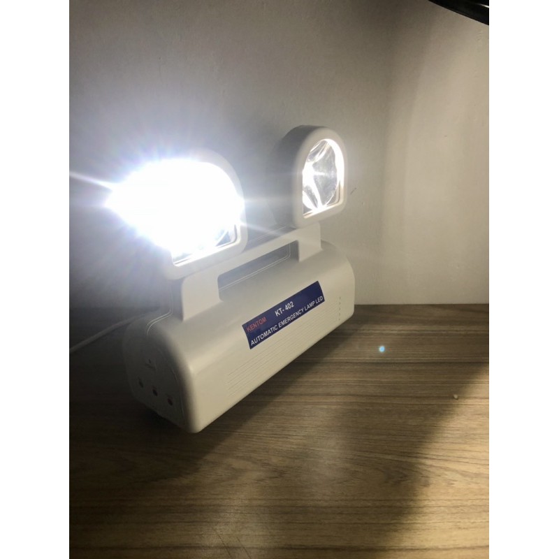 Đèn Sạc Chiếu Sáng Kentom KT402 bóng Led ánh sáng trắng