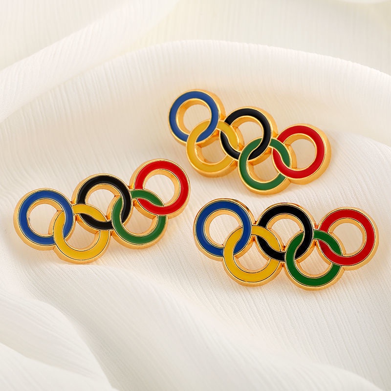 2021 Huy hiệu cài áo biểu tượng Olympic Games