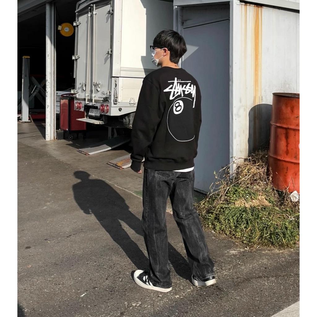 Áo Sweater Stussy 8 Ball Crew
