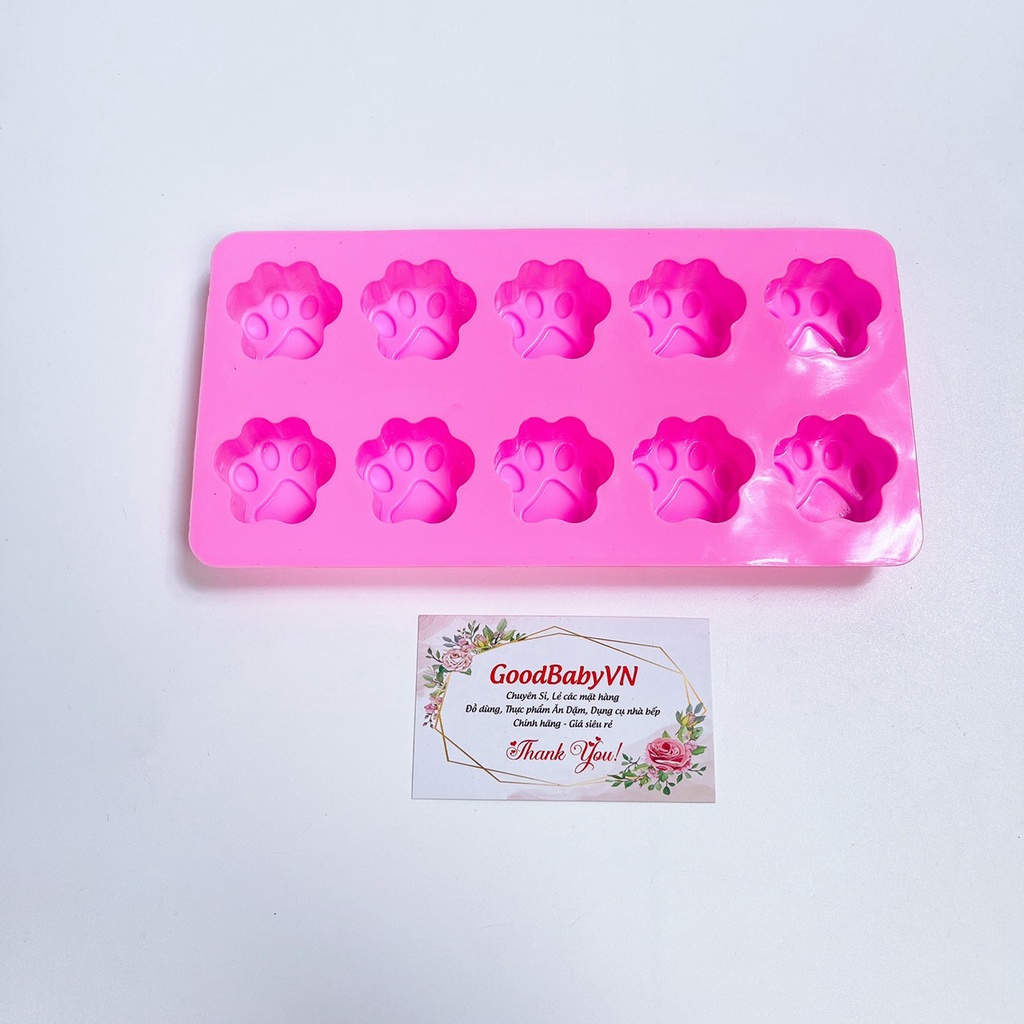 Khuôn silicon làm thạch làm bánh cho bé 6 hình thù ngộ ngĩnh Goodbabyvn