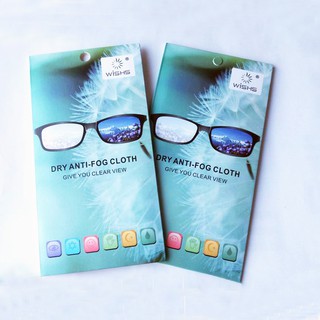 Khăn lau chống bám hơi nước, chống sương mù, chống mờ kính mắt, lens máy ảnh, kính bảo hộ,...