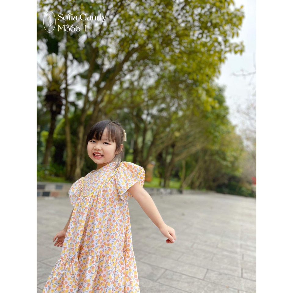 ( Ảnh Thật) Váy, đầm bé gái mùa hè ,Váy Hoa nhí tiểu thư cánh tiên dễ thương cho bé size 10-40kg