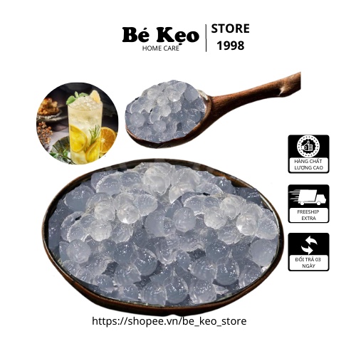 Trân Châu Trắng Giòn 3Q Sea Jelly 2kg Siêu Ngon [ Loại chuẩn ở quán trà sữa]