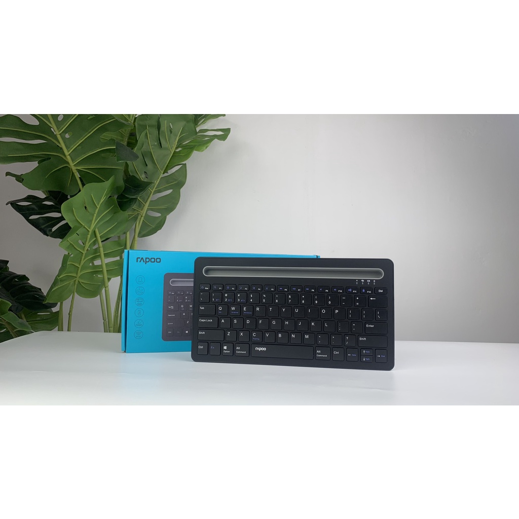 Bàn phím không dây Bluetooth đa chế độ kết nối Rapoo XK100 - Cam kết Bảo hành đổi mới 2 năm