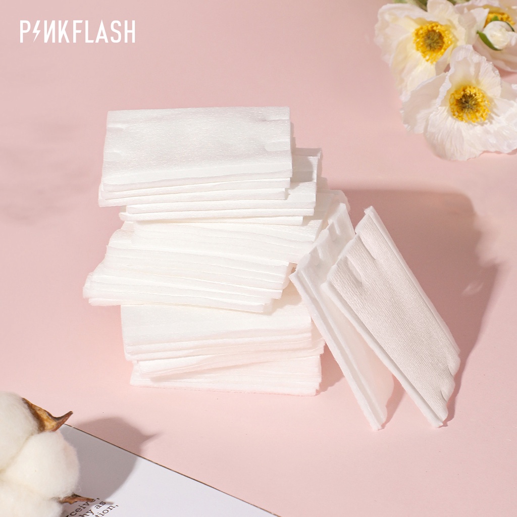 Bông tẩy trang PINKFLASH 100% Cotton kết cấu tự nhiên và độc đáo