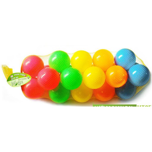 Đồ chơi quả bóng nhựa nhiều màu sắc cho bé chơi cùng lều bóng túi 50 hoặc 100 quả