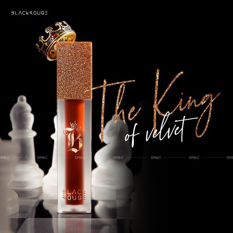 Son Black Rouge Air Fit Velvet Tint Ver 7 Velvet Crown – The King of Velvet Black Rouge