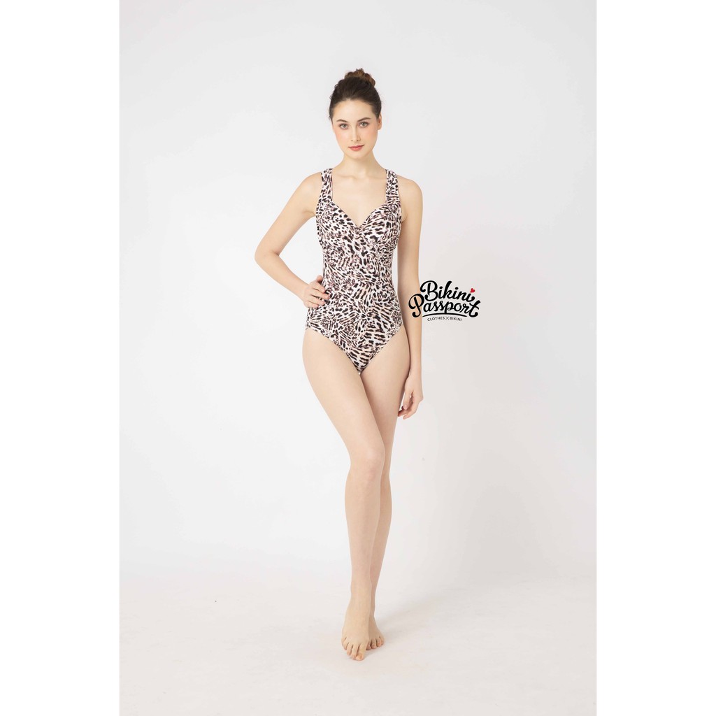 BIKINI PASSPORT - Đồ bơi áo tắm Một mảnh nhún dây chéo - Da báo - BS130_LEO | BigBuy360 - bigbuy360.vn