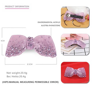 kẹp tóc nhựa đá pha lê cao cấp - ct157