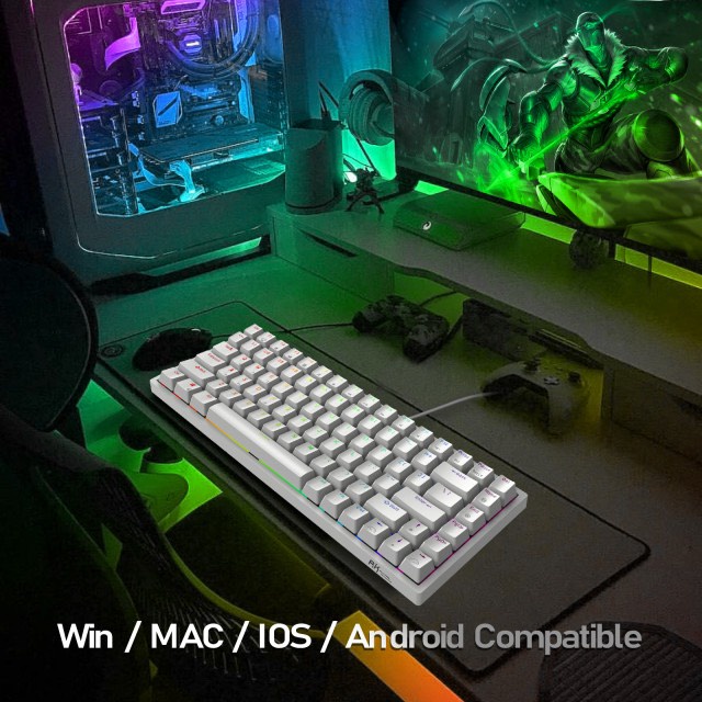RK84 RGB HOTSWAP - Bàn phím cơ Royal Kludge RK84 Bluetooth 5.0 và Wireless 2.4G - CHÍNH HÃNG