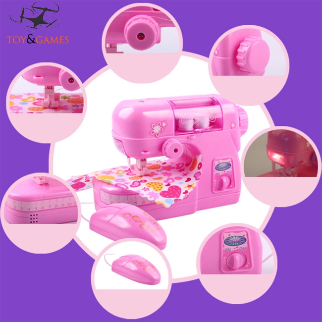 Bộ đồ chơi máy may mini thiết kế xinh xắn cho bé gái