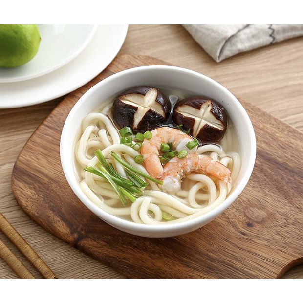 Bát trắng ăn cơm bằng gốm sứ 1 cái -  Chén ăn cơm kích thước 11x6.5cm.