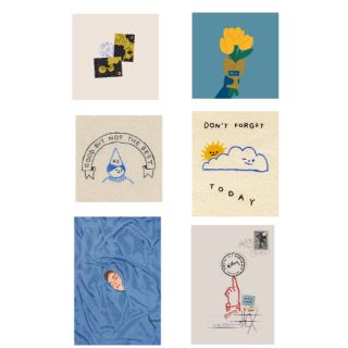 SET POSTCARD TRANG TRÍ VINTAGE (CÓ SHIP GRAB NHẬN LIỀN) TẶNG KÈM STICKER DÁN POSTCARD LÊN TƯỜNG