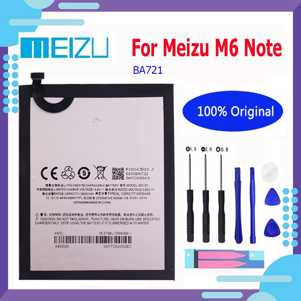 [FREESHIP] Pin Meizu M6 Note BA721 | Hàng Nhập khẩu | Bảo hành lâu dài 1 đổi 1