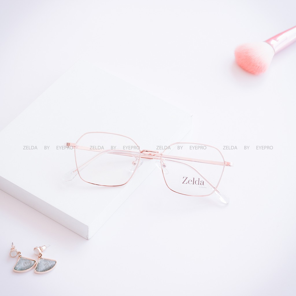 [LẮP SẴN CẬN]Gọng cận nữ, gọng kính kim loại, mắt kính chống ánh sáng xanh, đổi màu  Z29162 | BigBuy360 - bigbuy360.vn