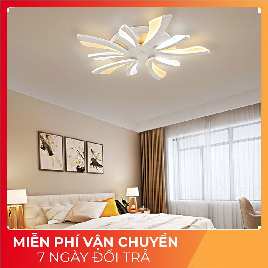 ĐÈN ỐP TRẦN trang trí, đèn LED trang trí phòng khách,phòng ngủ -G09, 3 chế độ sáng kèm điều khiển từ xa