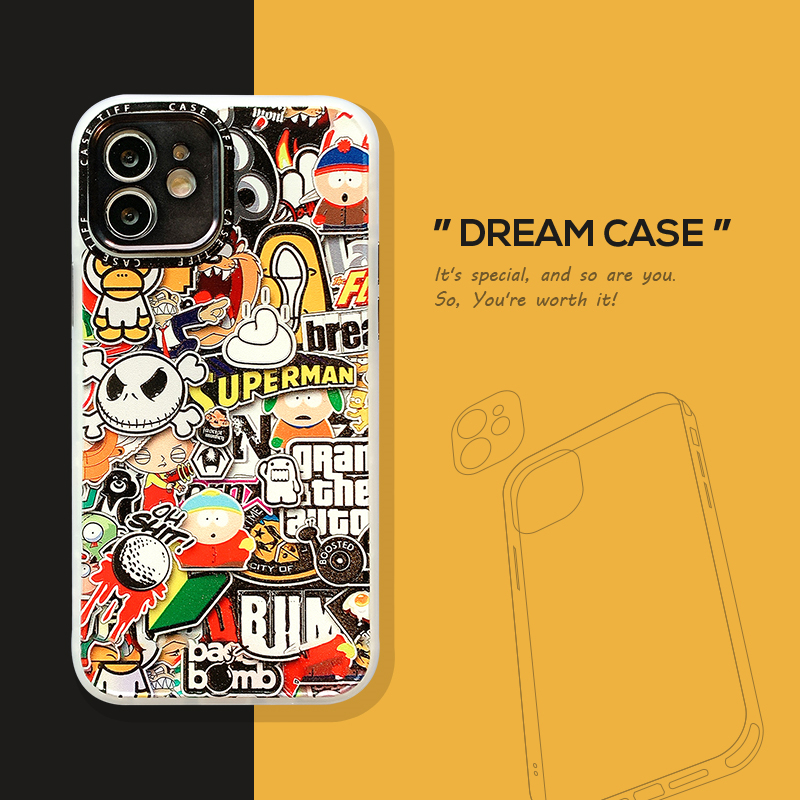 Ốp điện thoại mềm hình One Piece mạ viền bảo vệ camera thích hợp cho IPHONE 13 12MINI
