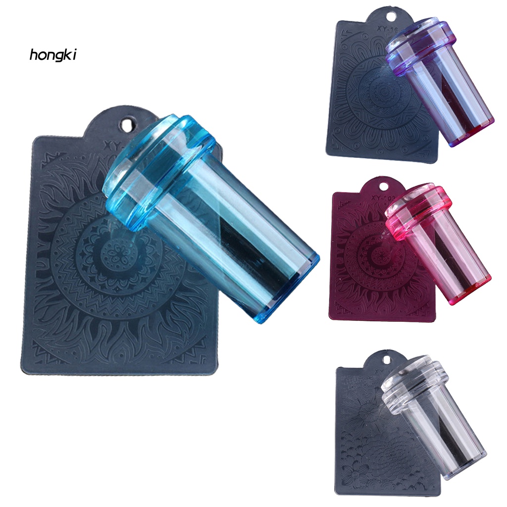 [Hàng mới về] Tem in họa tiết trang trí móng nghệ thuật mini bằng silicon đàn hồi tốt