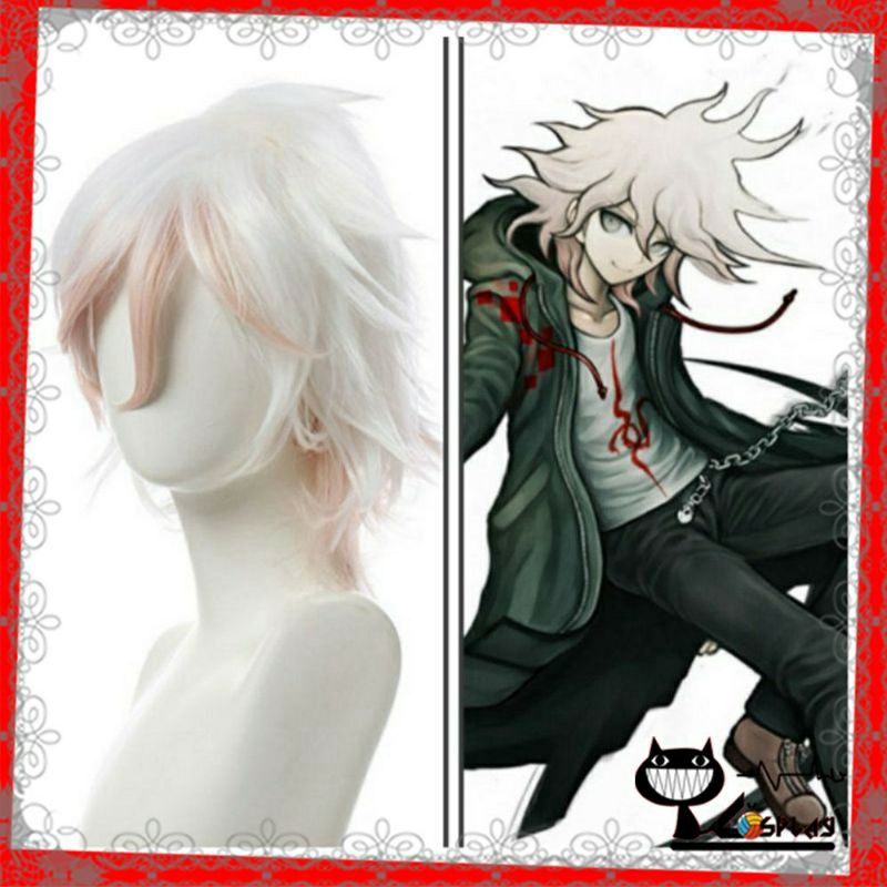 Wig/tóc giả cosplay Naib skin Nagito Komaeda - Danganronpa/Identity V