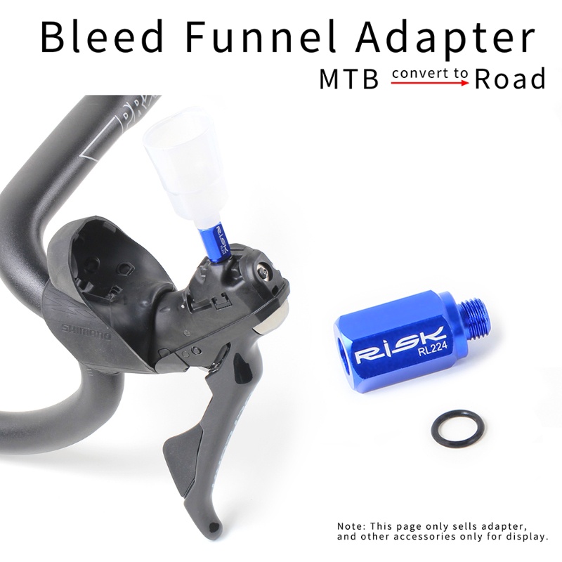 Phễu Nối Thay Dầu Phanh Đĩa Bằng Hợp Kim Nhôm Cho Xe Đạp Leo Núi