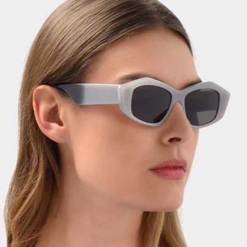 Kính Mát Hình Tam Giác Chống Tia UV400 Họa Tiết Da Báo Thời Trang Dành Cho Nữ