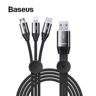 Cáp sạc 3 đầu Baseus Car Co-sharing Cable ( USB Type A to USB Type C/ Micro USB/ Lightning)