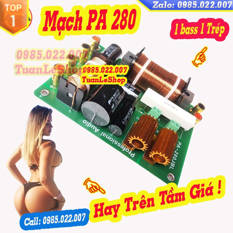 MẠCH LOA JB280 - GIÁ 1 MẠCH 2 LOA PA 280 CAO CẤP