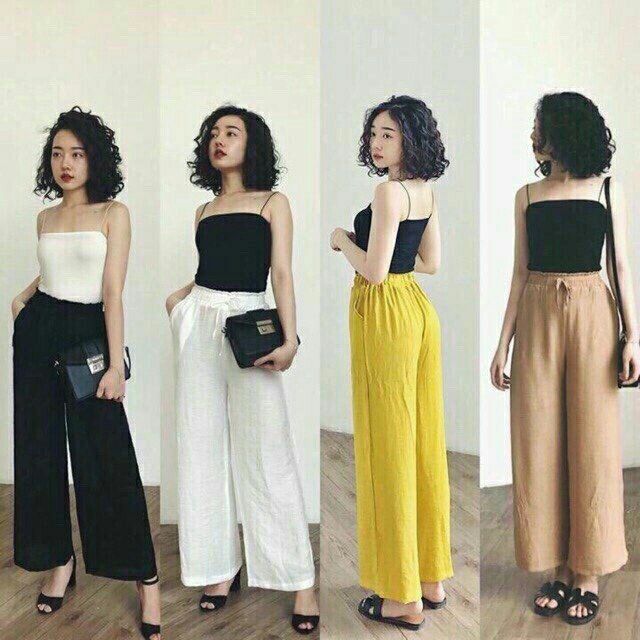 Quần đũi dài ống rộng