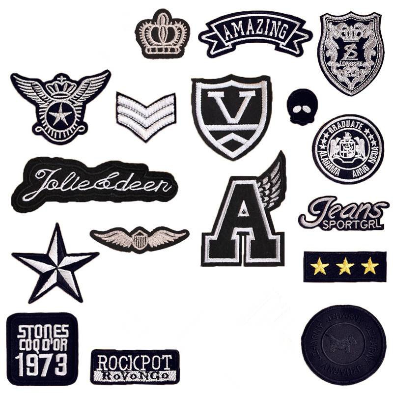 Sticker Ủi Thêu Chữ Slogan