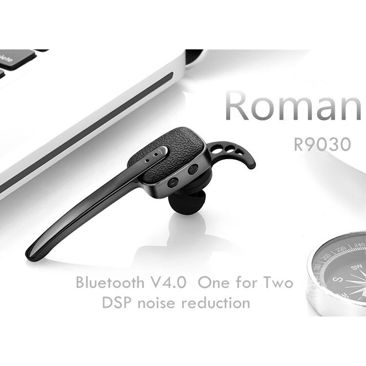 Tai nghe bluetooth R9030 V4.0 black Roman cao cấp