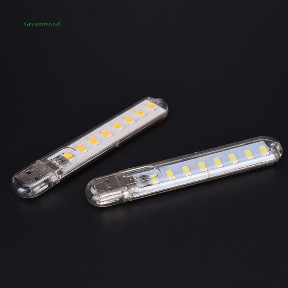 Đèn LED sạc USB 8 bóng tiết kiệm năng lượng