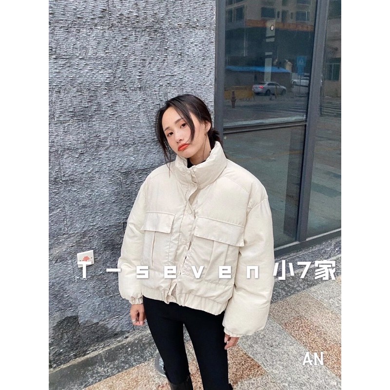 Áo phao túi hộp 3 màu