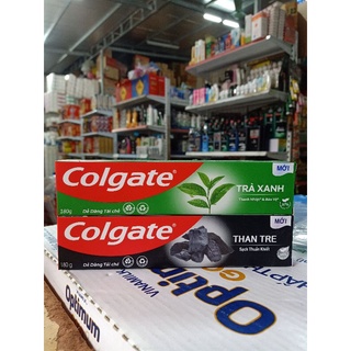 Kem đánh răng colgate than tre và trà xanh 180g
