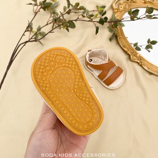 (ảnh thật) Sandal da quai chéo