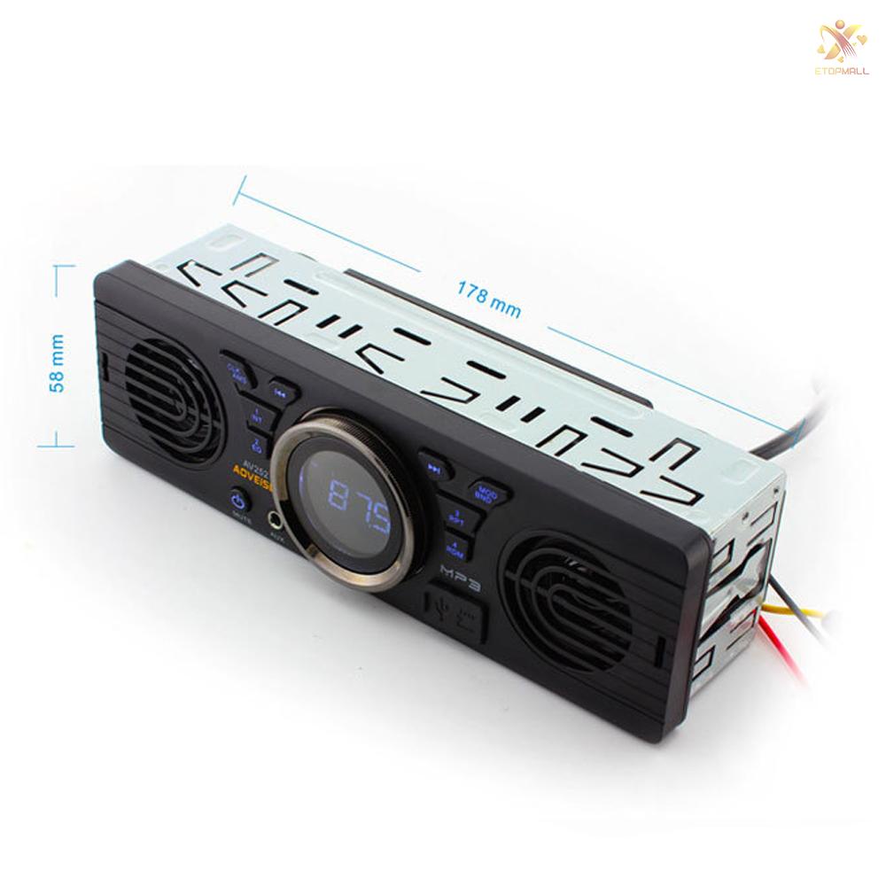 Máy Nghe Nhạc Mp3 Thẻ Nhớ 12.0V Cho Xe Hơi