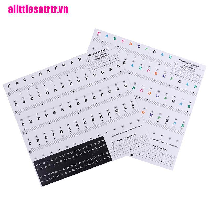 Nhãn Dán Tên Đàn Piano Điện Tử 54 61 88 Phím