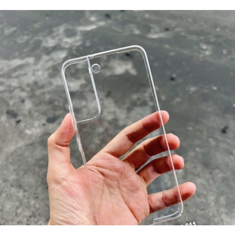 Ốp lưng X&amp;M cứng trong suốt Samsung S22, S22 Plus, S22 Ultra siêu mỏng không ố màu