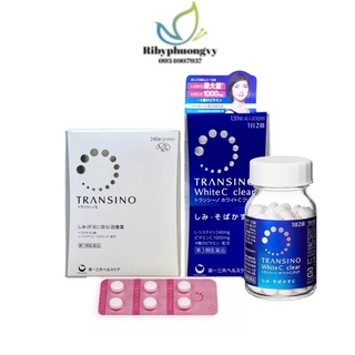 Viên Uống Transino White C Clear Dưỡng Trắng Da Mới Nhất Nhật Bản