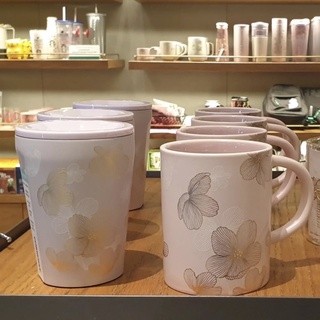 [STARBUCKS VN] - CỐC SỨ CHERRY BLOSSOM (SAKURA) HANDLE MUG 12oz
